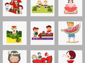 幼儿吃瓜视频模板图片大全,趣味视频模板图片大盘点